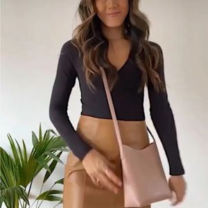 Samara blush cross body bag